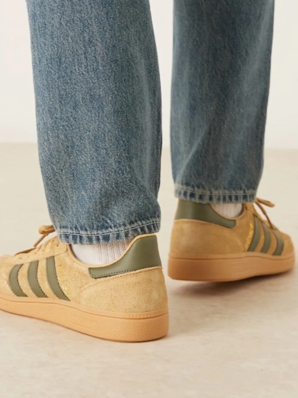 NWOT MEN'S SUEDE ADIDAS SPEZIAL OLIVE/BEIGE *RARE COLORWAY*